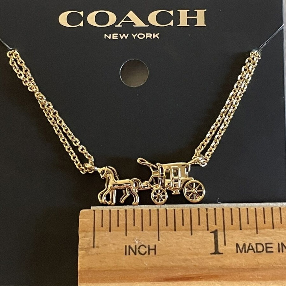 Coach Gold Chain Necklace - Picture 8 of 9